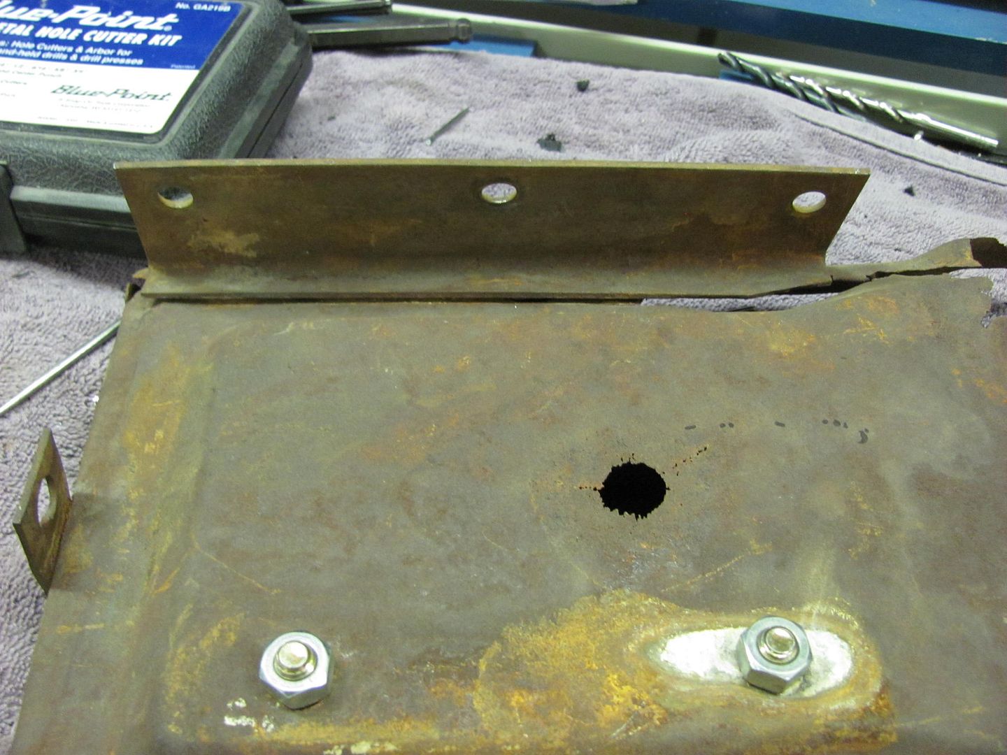 Fabricating battery brackets